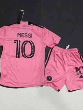 Inter Miami Messi #10 Adidas Jersey & Shorts Kit